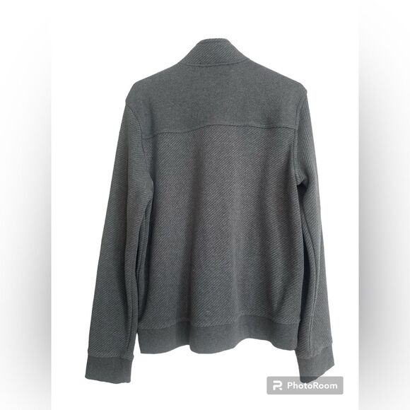 Marc Anthony Jacket Men's Size Medium Full Zip Front Mock Neck Chest Pockets - Picture 2 of 4